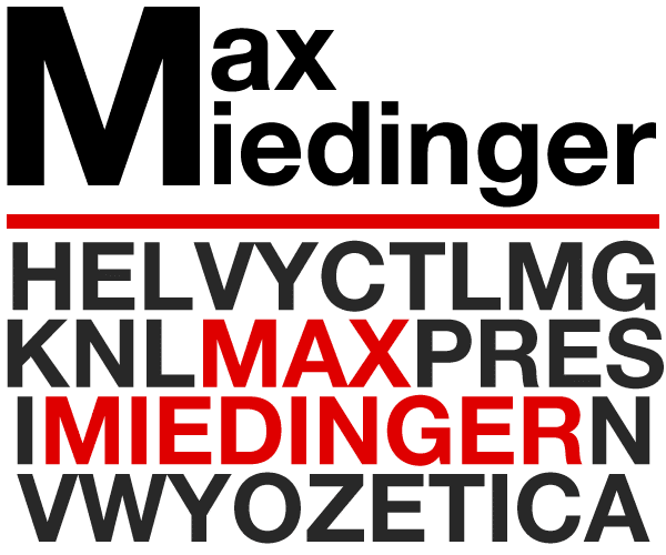 Max Miedinger Helvetica