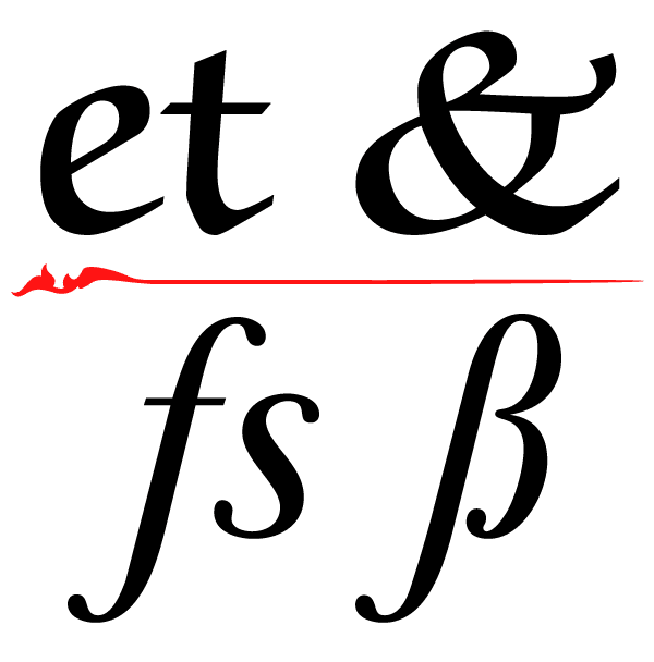 Ligaduras: ampersand y esszet
